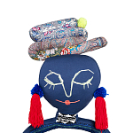 Кукла из одежды и павлопосадских платков Rusalka Blue Jeans варинант исполнения - 2 | Loft Concept в Твери