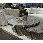 Стол журнальный круглый с узором Table Hypontic Pattern варинант исполнения - 6 | Loft Concept в Твери