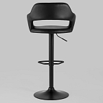 Барный стул черного цвета Strohach варинант исполнения - 4 | Loft Concept в Твери