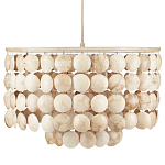 Люстра с каскадом из круглых декоративных элементов Texture Discs варинант исполнения - 3 | Loft Concept в Твери