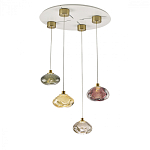 Подвесной светильник с прозрачным стеклянным плафоном округлой формы Effervia  варинант исполнения - 6 | Loft Concept в Твери