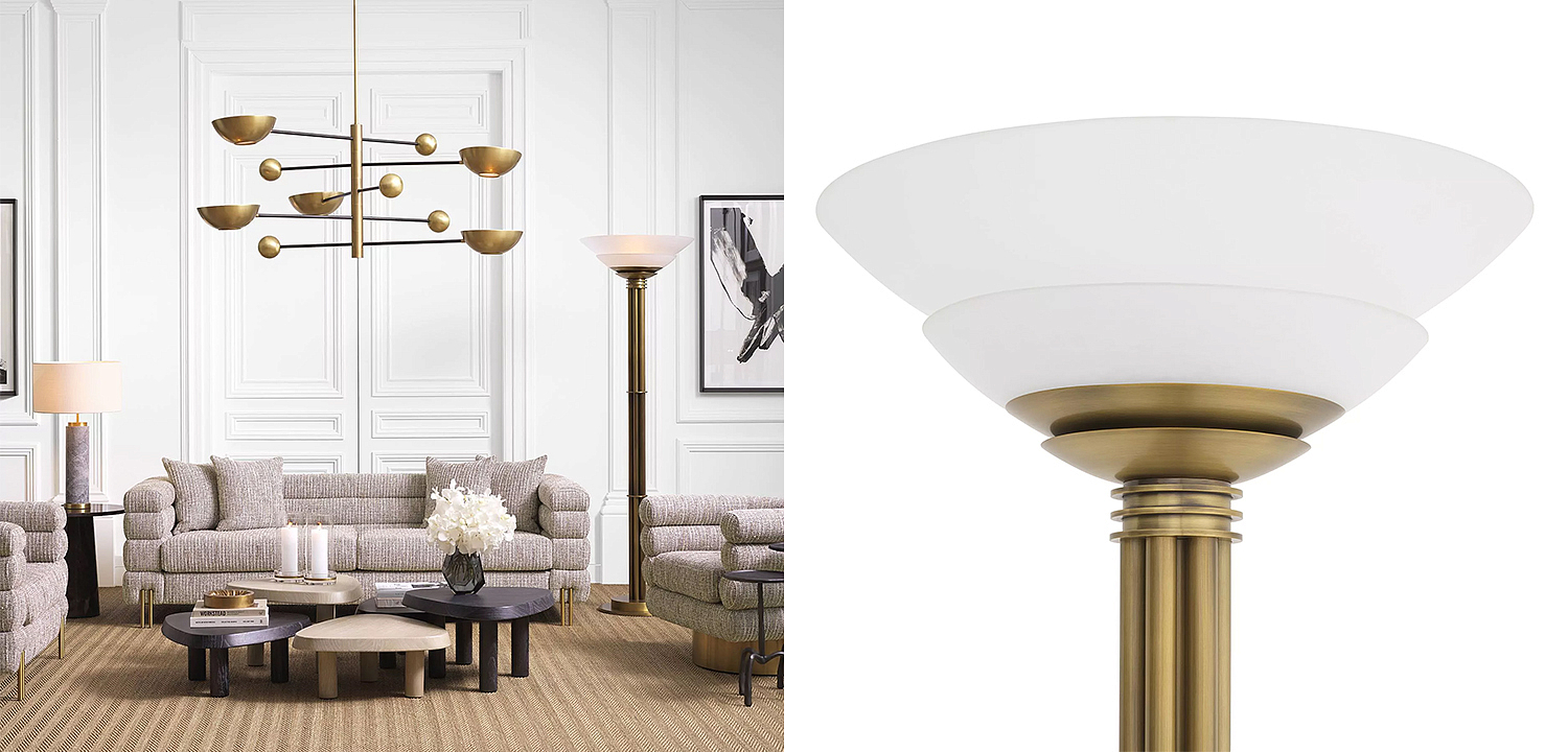 Торшер Eichholtz Floor Lamp Figaro Торшер Eichholtz Floor Lamp Figaro - Loft-Concept в Твери