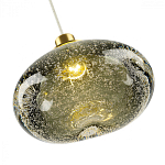 Подвесной светильник с прозрачным стеклянным плафоном округлой формы Effervia  варинант исполнения - 14 | Loft Concept в Твери