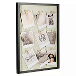 Рамка для фото с подсветкой c деревянными прищепками в комплекте Photo Backlight варинант исполнения - 1 | Loft Concept в Твери