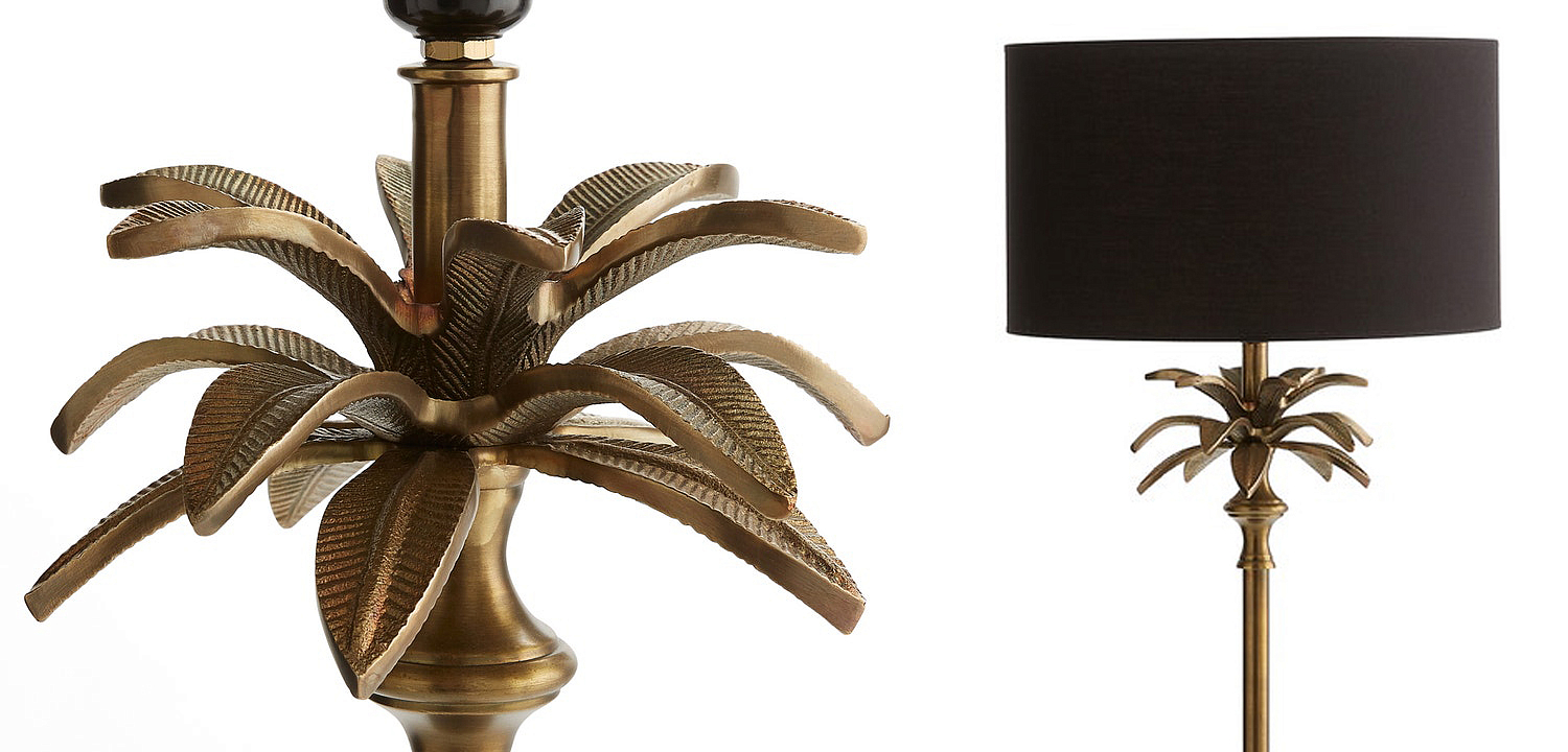 Торшер Palm Black Lampshade Торшер Palm Black Lampshade - Loft-Concept в Твери