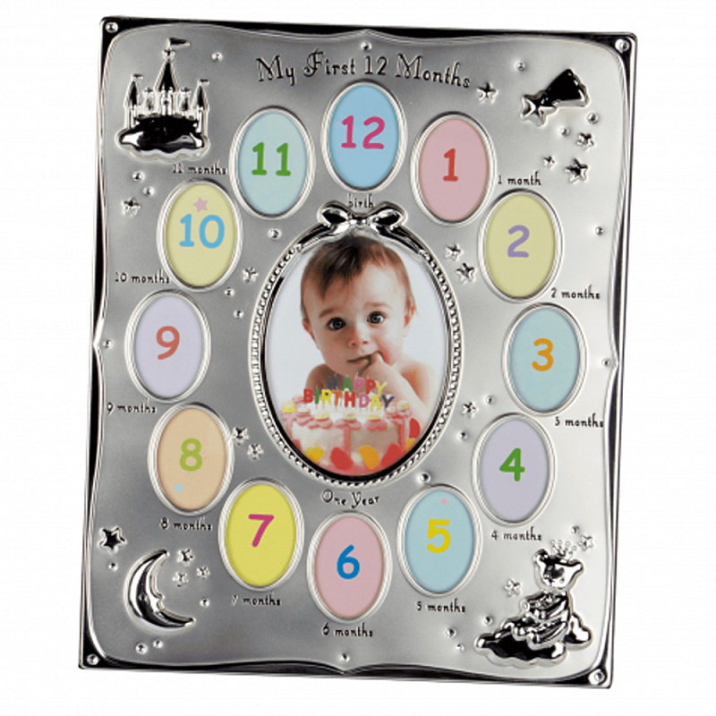 Фоторамка детская Childhood Corner Watch 13 фото Серебристый Фоторамка детская Childhood Corner Watch 13 фото Серебристый в Твери | Loft Concept