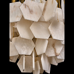 Люстра с фигурными подвесками из натурального камня Glowing Spheres варинант исполнения - 5 | Loft Concept в Твери