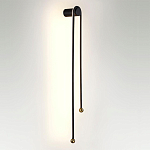 Бра черного цвета с изогнутым плафоном Luke Lampco Tracer Lamp варинант исполнения - 4 | Loft Concept в Твери