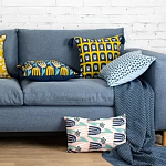 Чехол на подушку с двусторонним принтом и кисточками Ophelia Grove варинант исполнения - 6 | Loft Concept в Твери