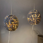 Светильник вязаный из шерсти Wool Oval варинант исполнения - 2 | Loft Concept в Твери