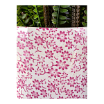 Кашпо из белого фарфора с розовым цветочным орнаментом Eden Garden варинант исполнения - 4 | Loft Concept в Твери