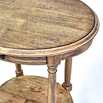 Деревянный овальный кофейный стол Margery Provence Coffee Table варинант исполнения - 4 | Loft Concept в Твери