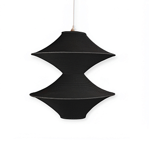 Подвесной вязаный черный светильник «Звезда Востока 02»