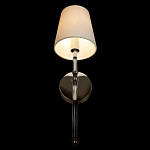 Бра с белым тканевым плафоном в форме конуса и металлическим основанием Nicoleta варинант исполнения - 5 | Loft Concept в Твери