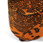 Пуф Wakonda Terracotta Tiger Mountain с Круглыми ножками  варинант исполнения - 1 | Loft Concept в Твери