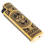 Зажигалка газовая с гравировкой Герба РФ в деревянной коробке Metal Lighters варинант исполнения - 1 | Loft Concept в Твери