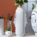 Ваза с золотисто-белыми фрагментами Faces of Imagination варинант исполнения - 9 | Loft Concept в Твери