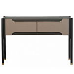Консоль тёмно-коричневого цвета с 2-мя ящиками Gladstone варинант исполнения - 2 | Loft Concept в Твери