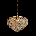 Люстра каскадная с подвесками в форме колец Galaxy of Light варинант исполнения - 4 | Loft Concept в Твери