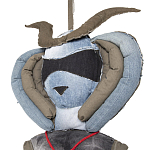 Кукла из джинсовой одежды и армейских палаток Rusalka Jeans&Tents варинант исполнения - 4 | Loft Concept в Твери