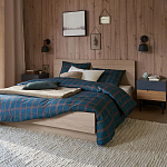 Черное матовое бра с декором под кожу Chestery варинант исполнения - 4 | Loft Concept в Твери