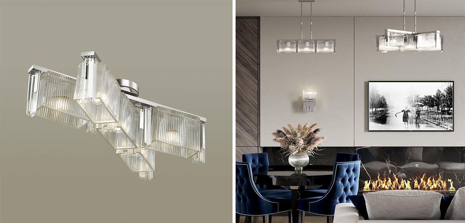 Люстра Madelen Chrome Chandelier 5 Люстра Madelen Chrome Chandelier 5 - Loft-Concept в Твери