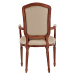 Стул с подлокотниками из натурального бука бежевый Solid Luxury варинант исполнения - 3 | Loft Concept в Твери