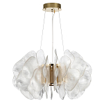 Люстра с декором в виде крупных рельефных лепестков 80 см Ethereal Bloom варинант исполнения - 2 | Loft Concept в Твери