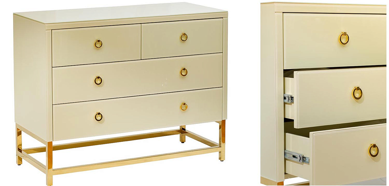 Комод в стиле модерн Marinella Beige Commode Бежевый Комод в стиле модерн Marinella Beige Commode Бежевый - Loft-Concept в Твери