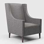 Мебельная ткань Шенилл серый цвет 142 см T4-46 варинант исполнения - 4 | Loft Concept в Твери