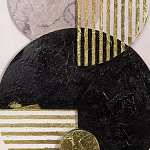 Панно декоративное с объемным эффектом Asymmetry варинант исполнения - 4 | Loft Concept в Твери