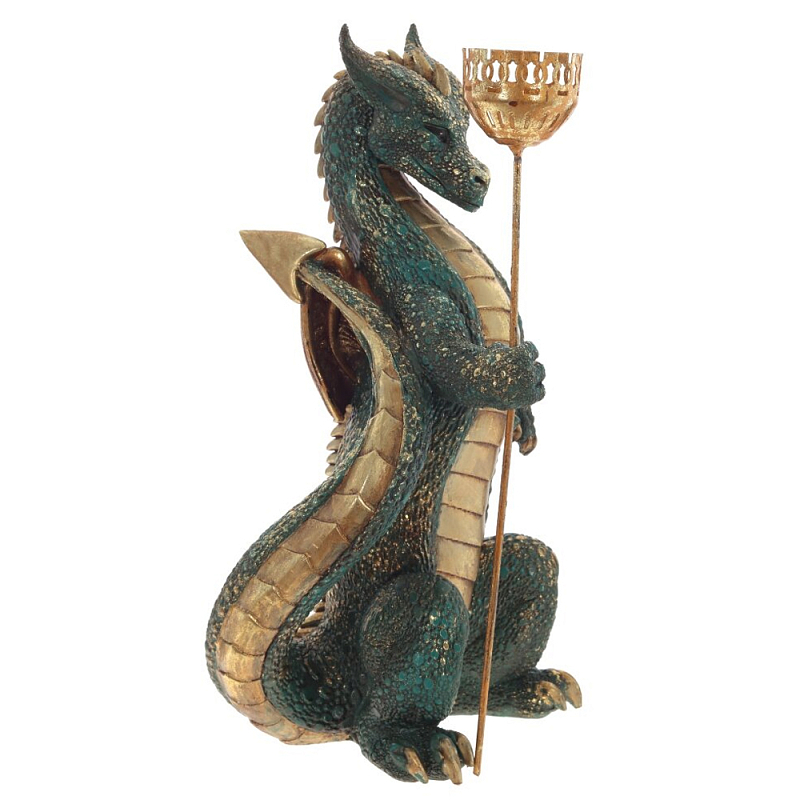 Подсвечник в виде дракона Dragon Candlestick Red Gold Blue Green Красный Золотой Синий Зеленый Подсвечник в виде дракона Dragon Candlestick Red Gold Blue Green Красный Золотой Синий Зеленый в Твери | Loft Concept