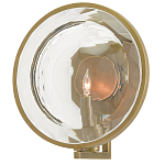 Бра круглое с прозрачным рельефным плафоном Crystal Prism варинант исполнения - 2 | Loft Concept в Твери