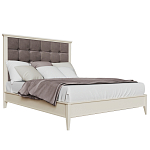 Кровать из массива бука с мягким изголовьем Tasteful Furniture варинант исполнения - 1 | Loft Concept в Твери