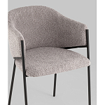 Стул Brace букле серый варинант исполнения - 2 | Loft Concept в Твери