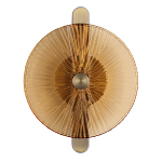 Бра с круглым стеклянным плафоном Gingham варинант исполнения - 2 | Loft Concept в Твери