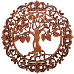 Панно из дерева LeafBerry Panel With Trees варинант исполнения - 1 | Loft Concept в Твери