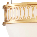 Подвесной светильник с фактурным золотым каркасом Exceptional Classic Design варинант исполнения - 2 | Loft Concept в Твери