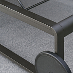 Шезлонг на металлическом каркасе с регулируемой спинкой GUELL Sunbed варинант исполнения - 6 | Loft Concept в Твери