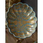 Чаша с орнаментом на бронзовых ножках в виде ангелов Eden Garden варинант исполнения - 4 | Loft Concept в Твери