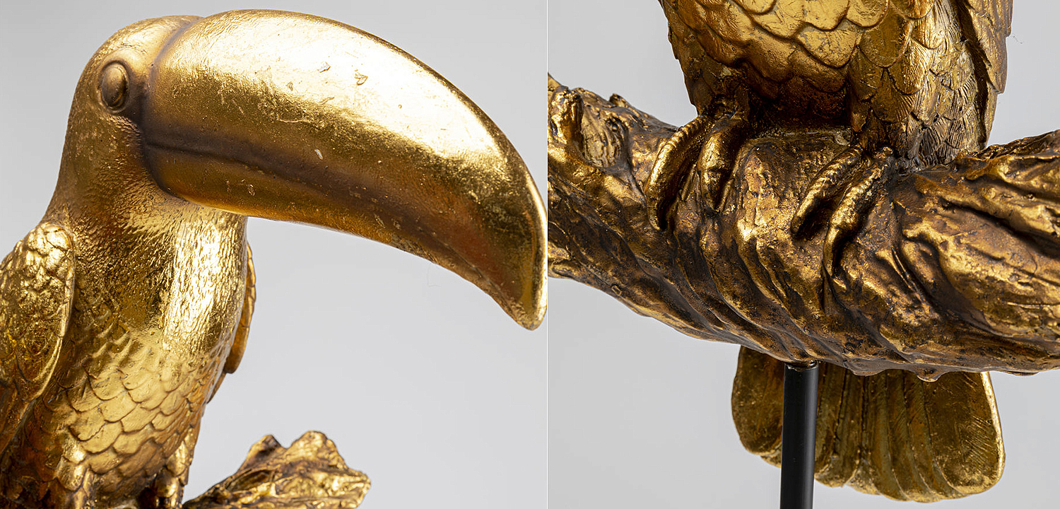 Статуэтка Golden Tukan on a stand - Loft-Concept в Твери