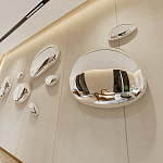 Абстрактная скульптура на стену в виде капли воды Water Outline варинант исполнения - 5 | Loft Concept в Твери