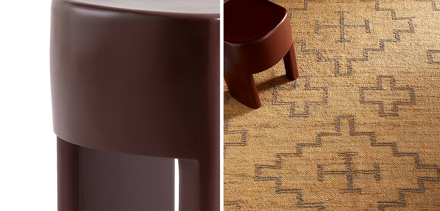 Приставной стол Mordred Mango Burgundy Side Table - Loft-Concept в Твери