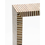 Консоль Дизайнерская Stripes Console Beige варинант исполнения - 3 | Loft Concept в Твери