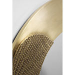 Зеркало золотое со вставками в виде геометрических фигур варинант исполнения - 3 | Loft Concept в Твери