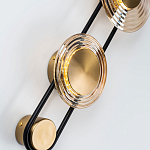 Бра со стеклянными плафонами в форме дисков Savio Brown Glass Disc Light варинант исполнения - 2 | Loft Concept в Твери