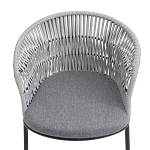 Кресло с декоративным плетением на спинке и подлокотниках Armchair Weaving варинант исполнения - 5 | Loft Concept в Твери