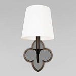 Бра с белым текстильным абажуром и фигурным основанием с зеркальной вставкой Vitorino варинант исполнения - 18 | Loft Concept в Твери