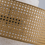 Подвесной светильник с декоративным поясом из плетеного бамбука Biuloggicu варинант исполнения - 9 | Loft Concept в Твери