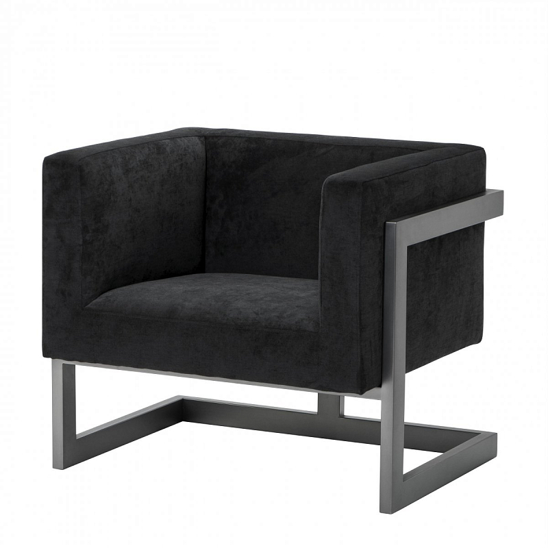 Кресло Eichholtz Chair Mendoza Черный Темная бронза Кресло Eichholtz Chair Mendoza Черный Темная бронза в Твери | Loft Concept